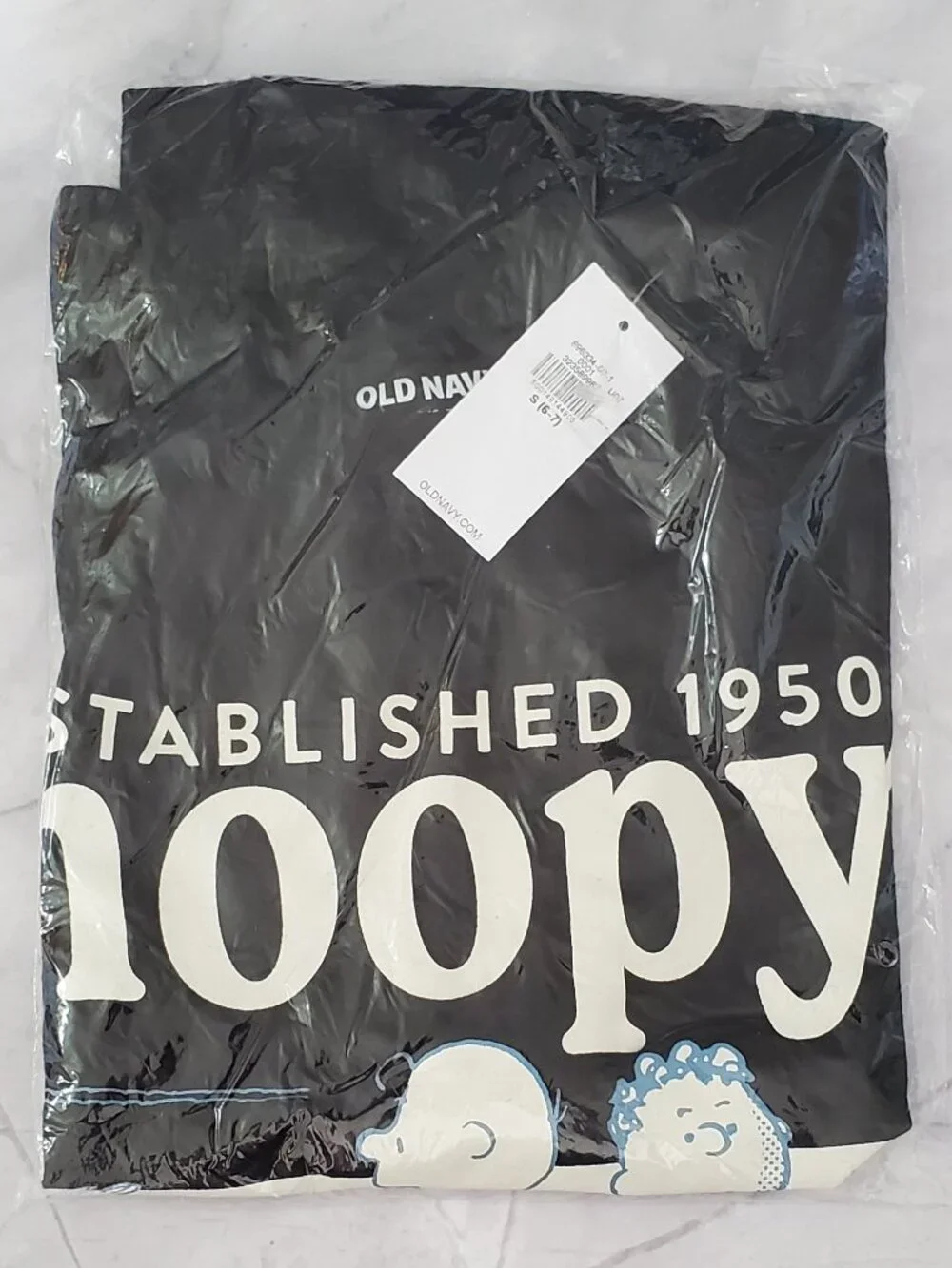 Peanuts Snoopy Oversized Graphic T-Shirt for Girls Size S (6-7)  NWT